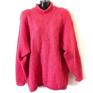 Rebecca Lynn Vtge blended wool knitted sweater